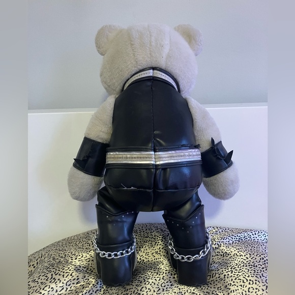 Paul Stanley Teddy Bear Vintage Rock n roll KISS Plush memorabilia - Picture 4 of 7